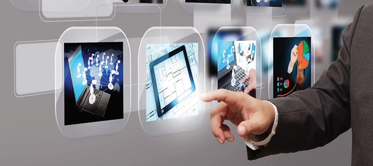 Broadcaster using interactive graphics created with Maestro Interactive