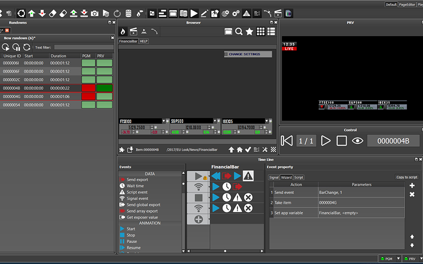 Maestro playout wizard