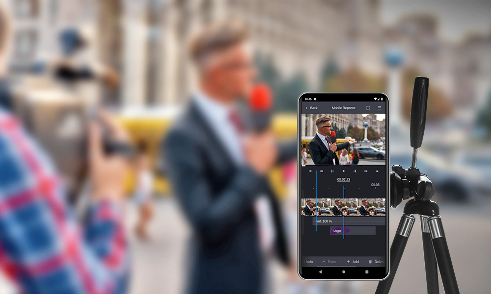 MediaCentral - Reporter in the field