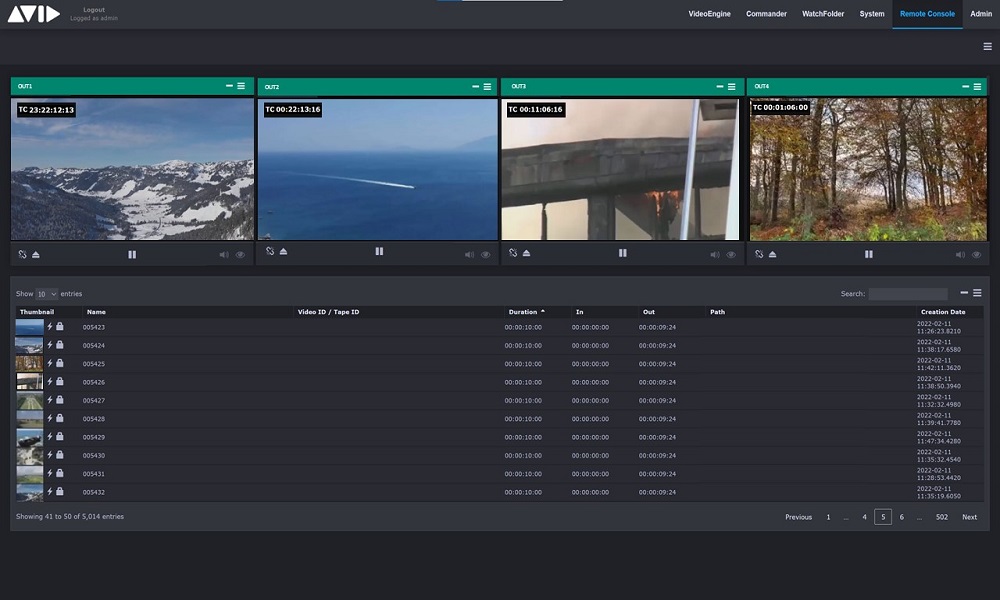 MediaCentral Stream Playout 